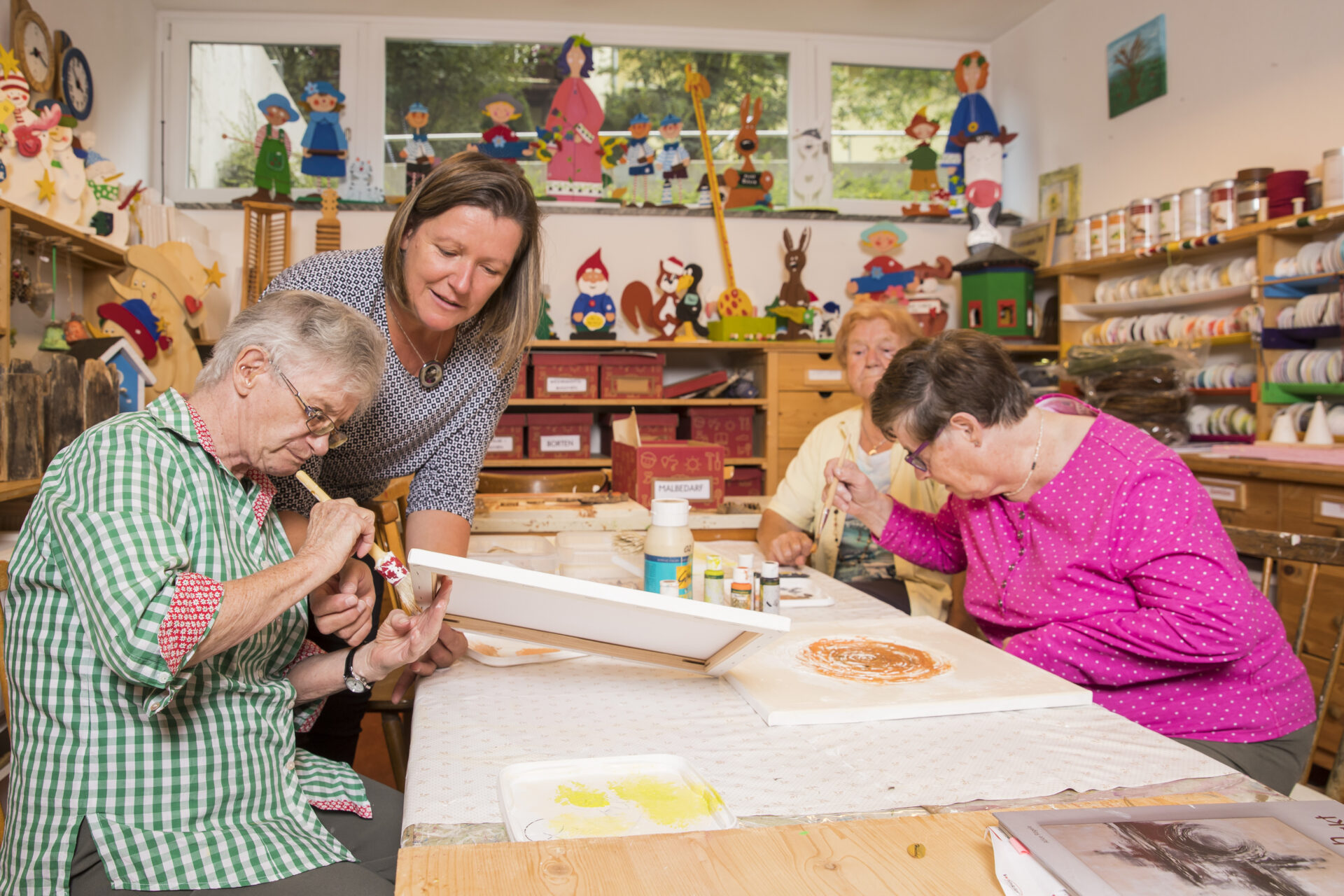Gemeinsame Aktivitäten im Sozialzentrum